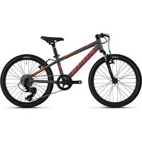 Ghost Kato 20 Essential Kids Bike 2021 - Silver - Orange - 20"