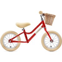 Creme Mia Balance Kids Bike - Red Polka - 12"