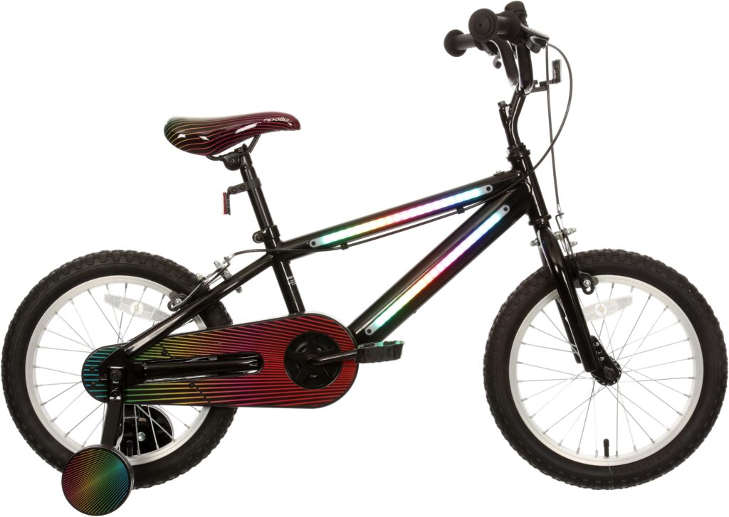 £150.00 Apollo Cyber Light Up Kids Bike 16 Inch Wheel Children's
