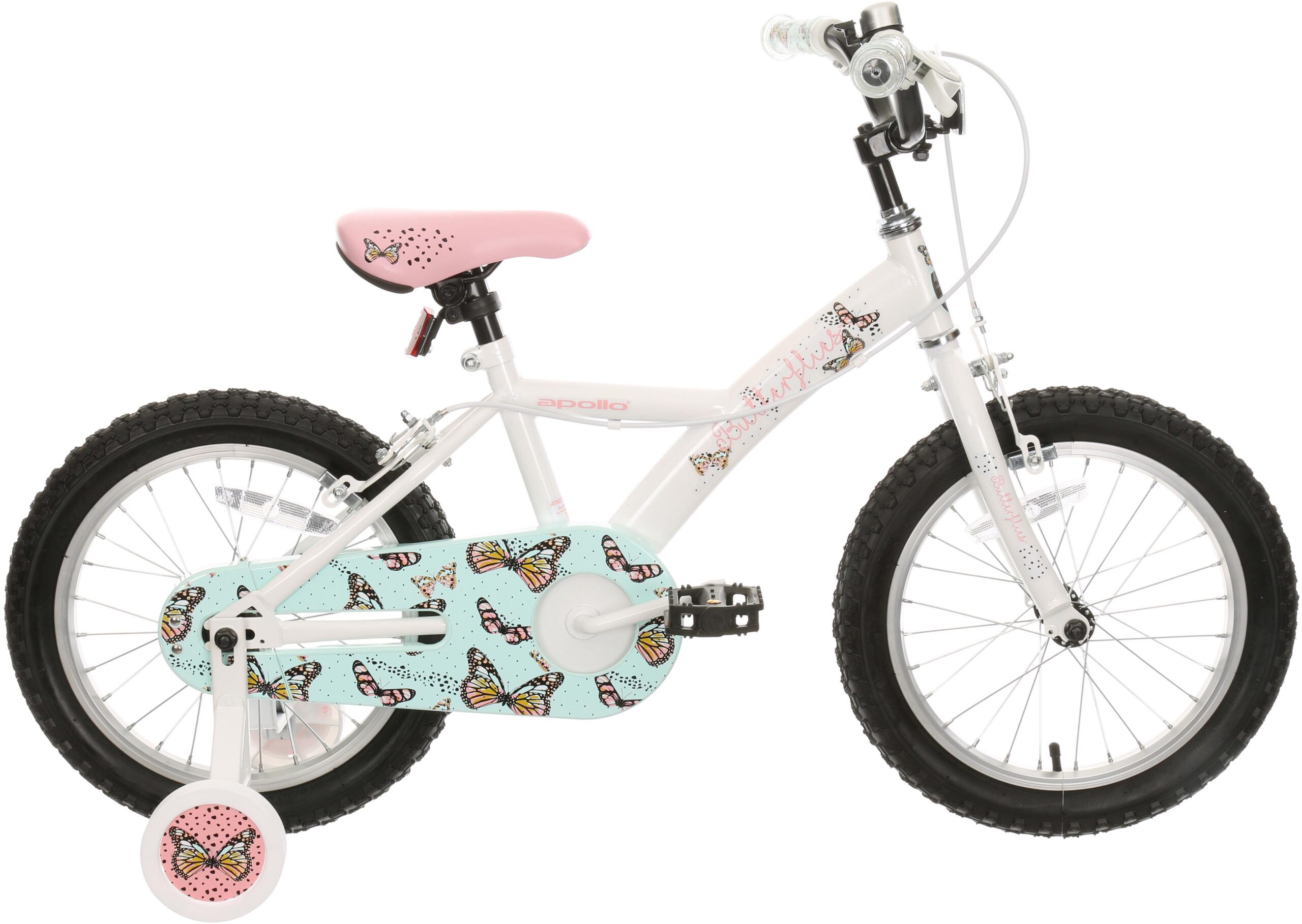 £100.00 Apollo Butterflies Kids Bike 16 Inch Wheel Children's Bike UK