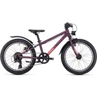 Cube Acid 200 Allroad Kids Bike (2023) - Purple - Orange