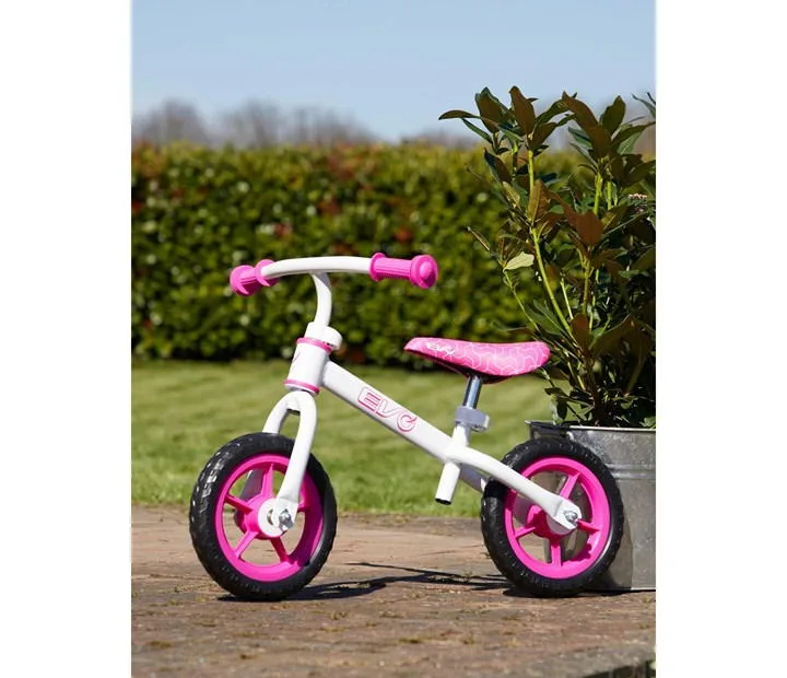 Evo 10 Inch Pink Balance Bike - Pink