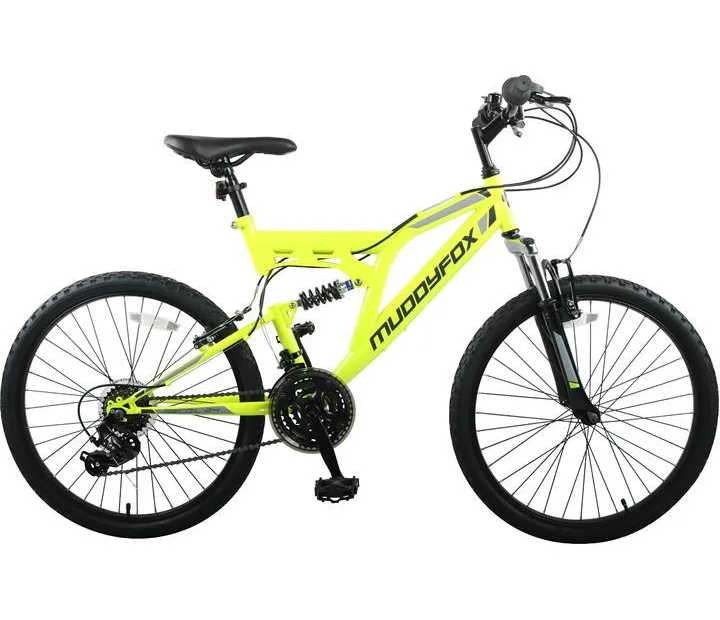 Muddyfox Recoil 24 Inch Kids Mountain Bike - Yellow