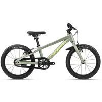 Orbea MX 16 Kids Bike - 2024 - Metallic Green Artichoke (Matt) - Yellow (Matt)