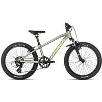 Orbea MX 20 XC Kids Bike - 2024 - Metallic Green Artichoke (Matt) - Yellow (Matt)
