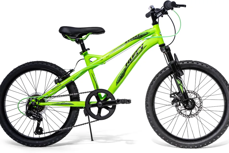 Huffy Extent Junior Mountain Bike - 20 Inch Wheel - Antifreeze Green
