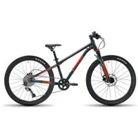 "Frog MTB 62 24" Kids Bike" - Metallic Grey Neon Red