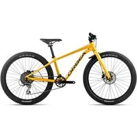 Orbea MX 24 Team Disc Kids Bike - 2024 - Mango (Gloss) - Black (Matt)