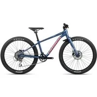 Orbea MX 24 Team Disc Kids Bike - 2024 - Moondust Blue - Red (Matt)