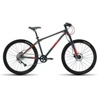 "Frog MTB 72 26" Kids Bike" - Metallic Grey Neon Red