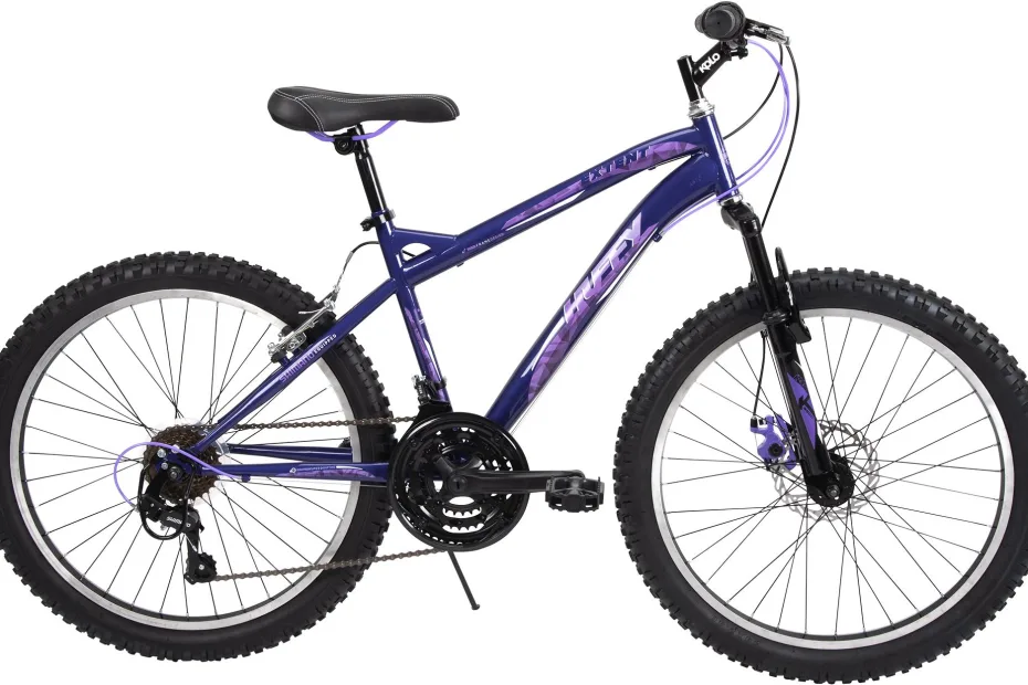 Huffy Extent Junior Mountain Bike - 24 Inch Wheel - Midnight Purple