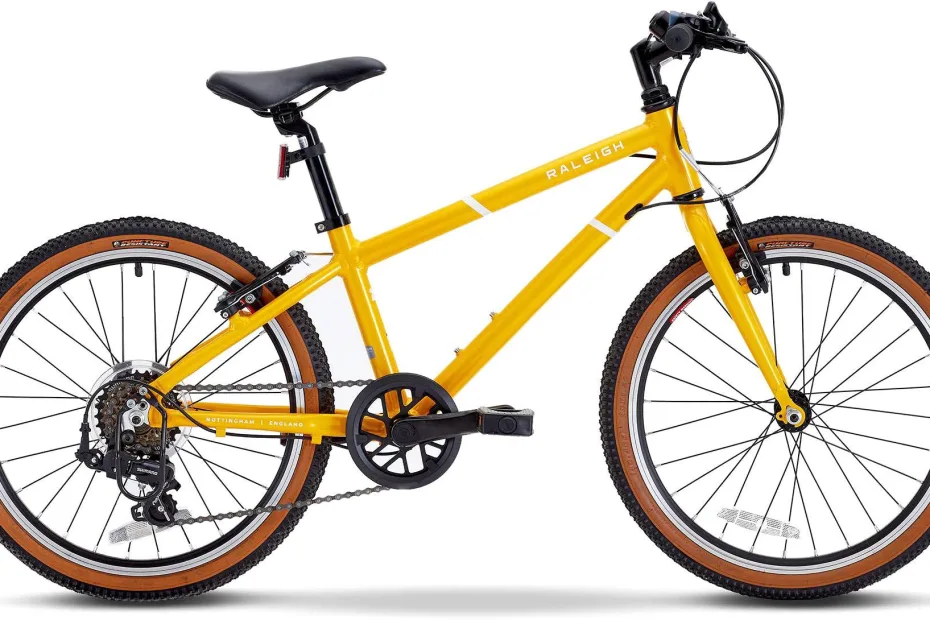 Raleigh Pop Junior Hybrid Bike - Yellow - 20 Inch Wheel