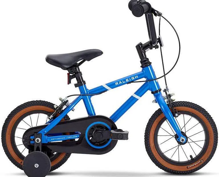 Raleigh Pop Kids Bike - Blue - 12 Inch Wheel