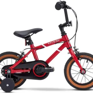 Raleigh Pop Kids Bike - Red - 12 Inch Wheel