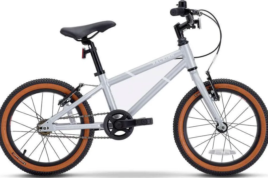 Raleigh Pop Kids Bike - Silver - 16 Inch Wheel