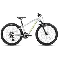 Orbea MX 24 XC Kids Bike - 2024 - Halo Silver - Spicy Lime (Matt)